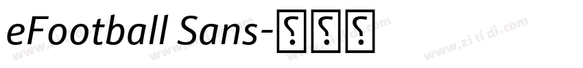 eFootball Sans字体转换